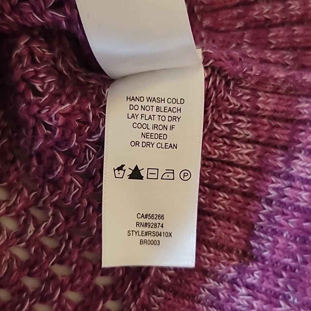 SPLENDID Reversible/Two Way Sweater, Size S